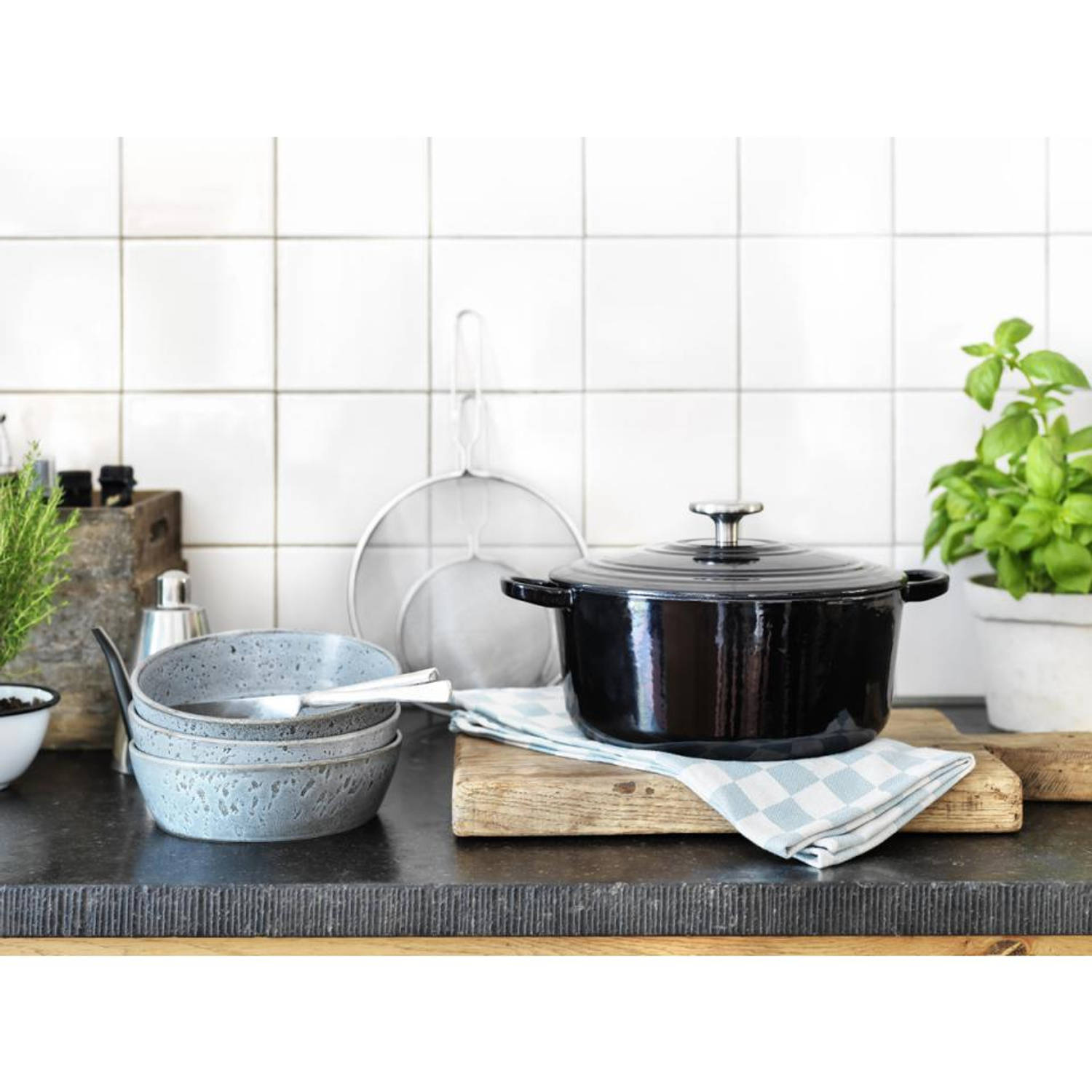 kook een maaltijd Ruwe slaap Uitpakken BK Bourgogne Braadpan - ø 28 cm - zwart | Blokker