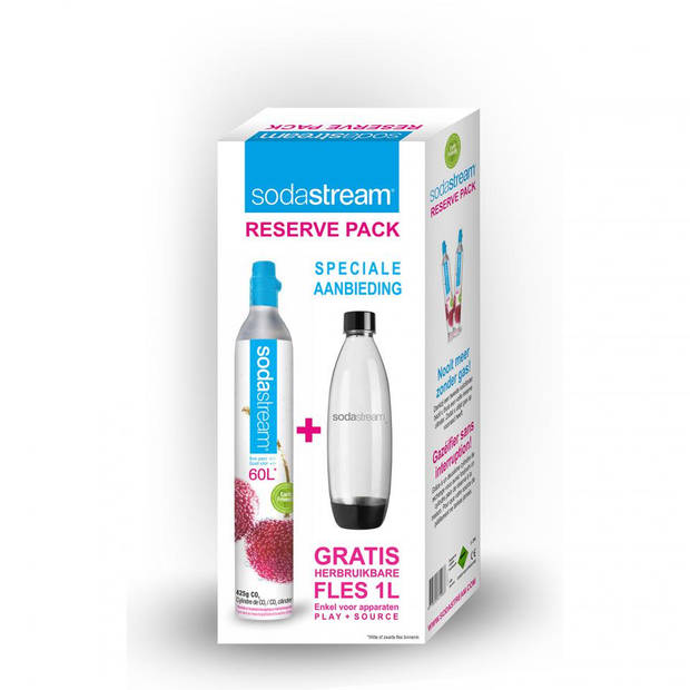 SodaStream Reservecilinder - inclusief fles