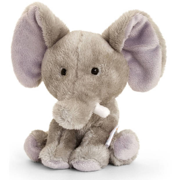 Keel Toys pluche olifant knuffel 14 cm - Knuffeldier
