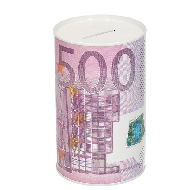 500 eurobiljet spaarpot 13 cm - Spaarpotten