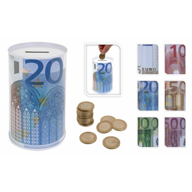 10 eurobiljet spaarpot 13 cm - Spaarpotten