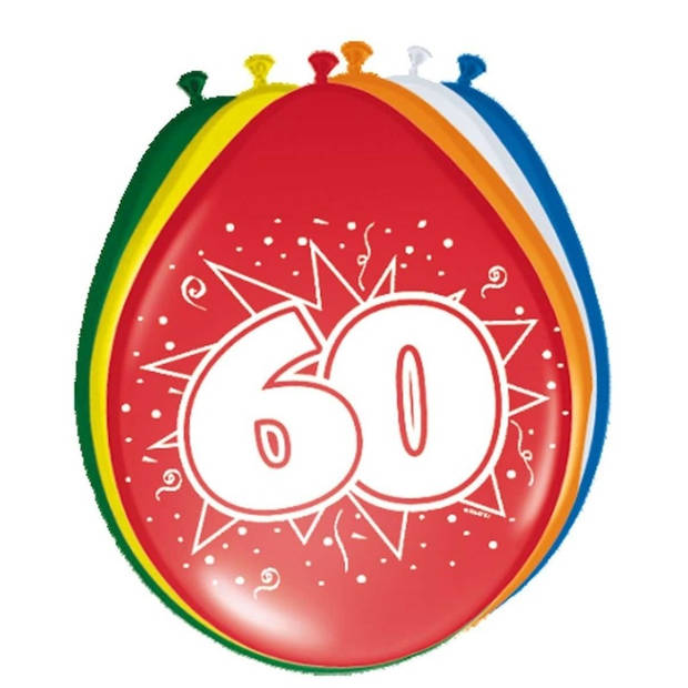 60 jaar feestartikelen pakket XL - Feestpakketten