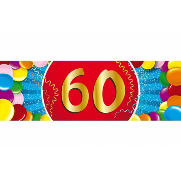 60 jaar feestartikelen pakket - Feestpakketten