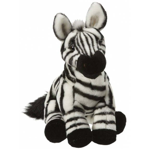 Pluche zebra knuffel van 27 cm - Knuffeldier