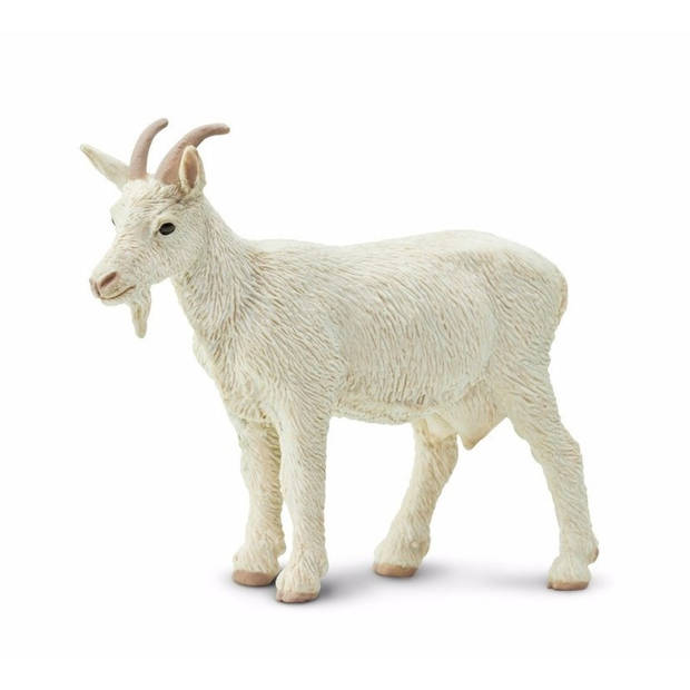 Safari LTD Speelgoed geit - boerderij dieren - 8 cm - figuur - wit - Speelfiguren