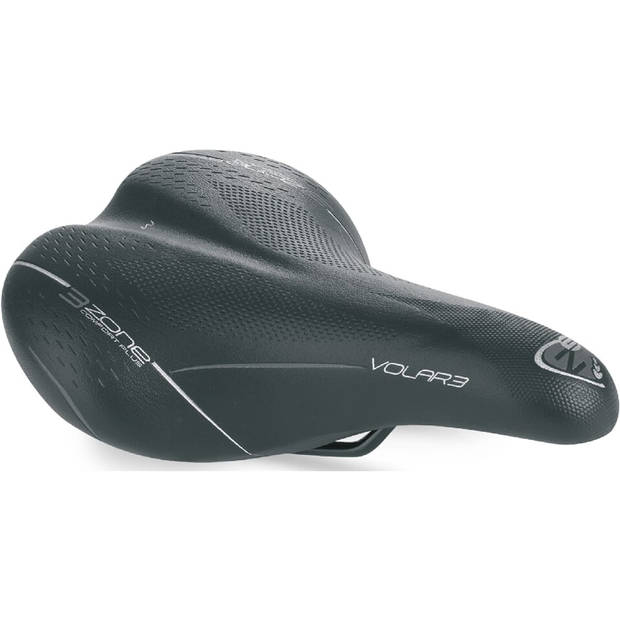 Selle Bassano zadel Volare Comfort Plus heren zwart