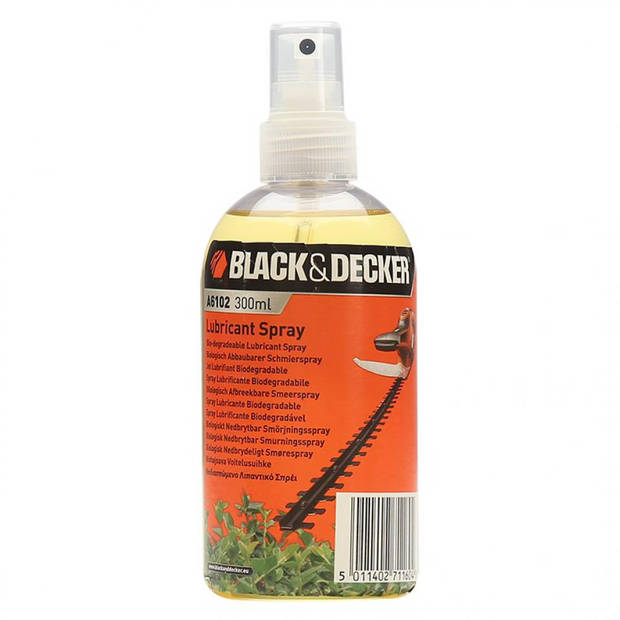 Black & Decker Olie voor heggenscharen in spray flacon A6102-XJ