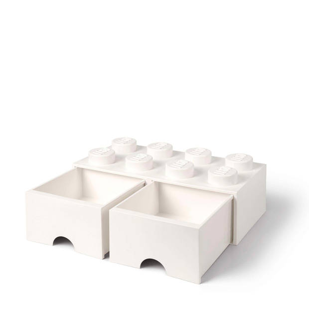 LEGO Brick 8 opberglade - wit