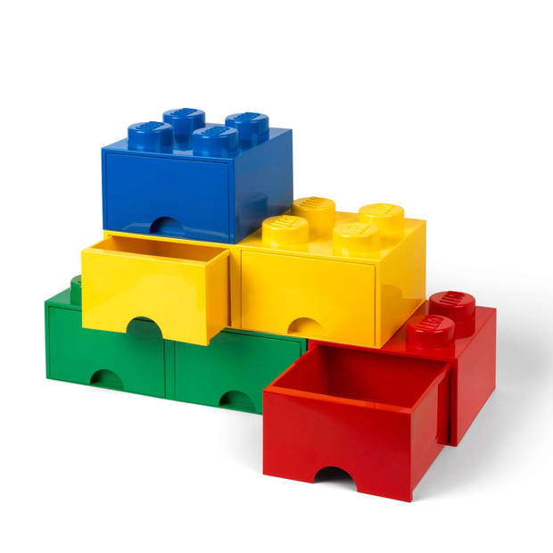 Lego - Opbergbox met Lade Brick 4 - Polypropyleen - Blauw
