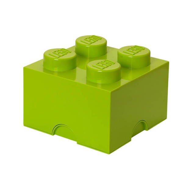 LEGO Brick 4 opbergbox - zand groen