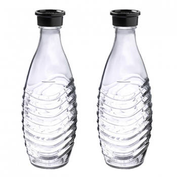 SodaStream Duopack glazen karaffen - 750 ml - alleen voor Sodastream Crystal apparaat