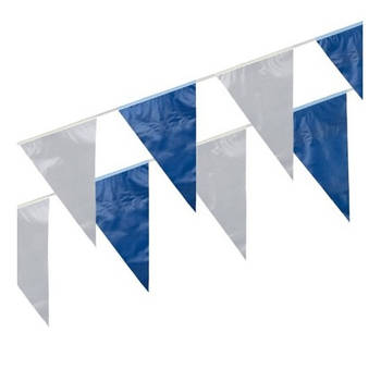 3x Blauw en witte vlaggenlijnen - Vlaggenlijnen