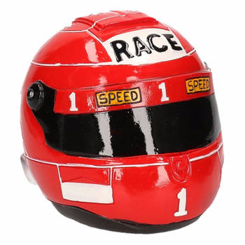 Rode race helm spaarpot - Spaarpotten