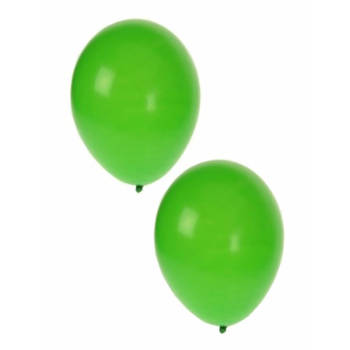 Groene feest ballonnen 50 stuks - Ballonnen