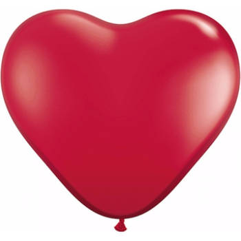 25x Hart ballonnen rood - Ballonnen