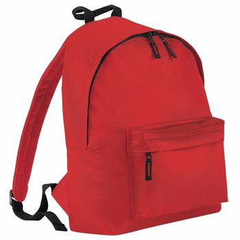 Bagbase rugzak/rugtas voor kinderen - rood - 14 Liter - boekentas/gymtas - 38 x 28 x 19 cm - Rugzak - kind