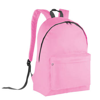 Kimood Schooltas/rugzak voor kinderen - 20 L - basisschool - lunchtas - roze - 28 x 16 x 38 cm - Rugzak - kind