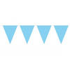 Geboorte jongen slingers baby blauw 10 meter - Vlaggenlijnen