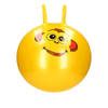 Skippybal met dieren gezicht geel 46 cm - Skippyballen
