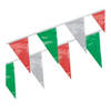 3x Italie vlaggenlijnen 4 meter - Vlaggenlijnen