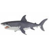 Speelgoed figuur grote witte haai van plastic 13 cm - Speelfiguren