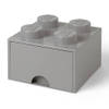 LEGO Brick 4 opberglade - medium stone grey