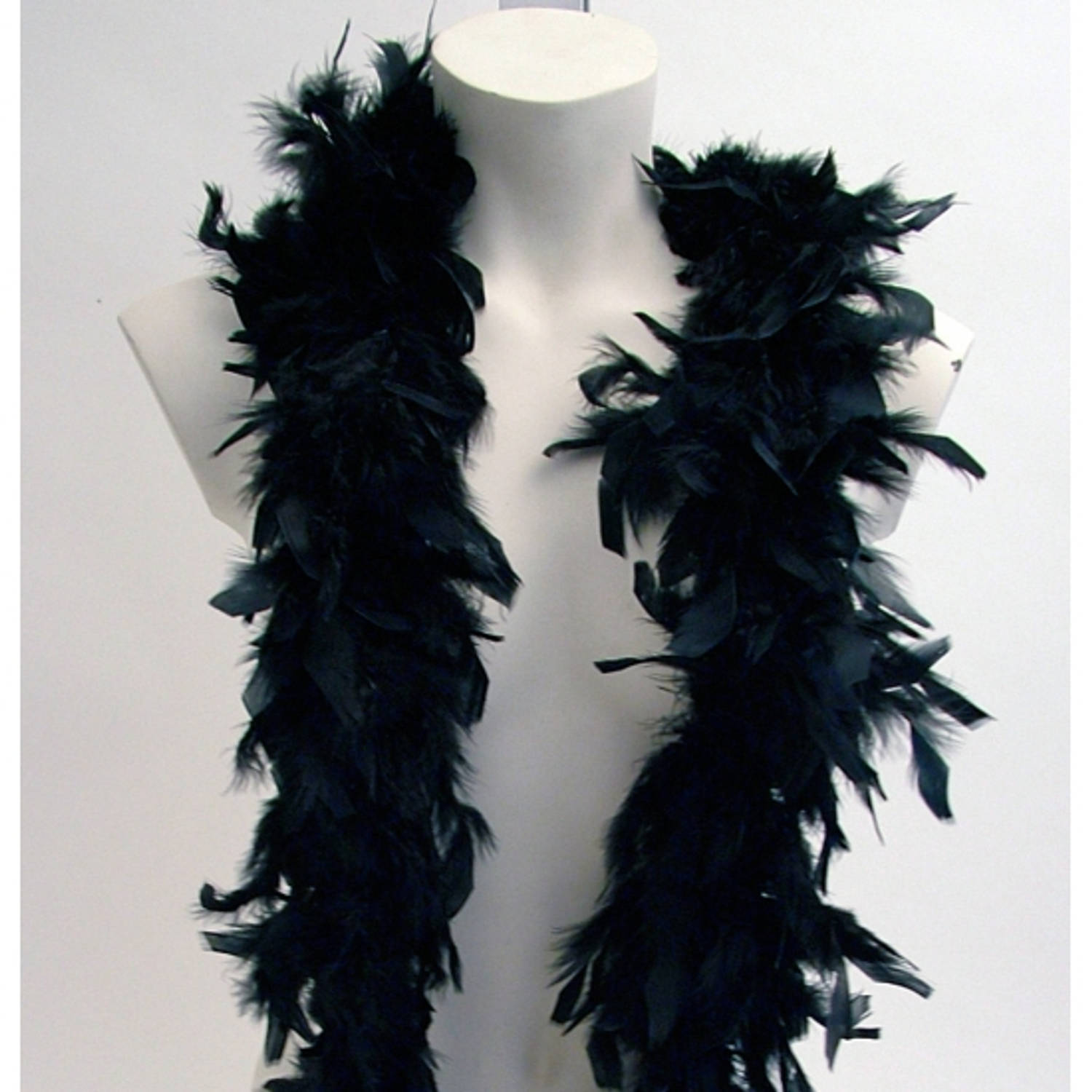 oud Herstellen Ham Zwarte party verkleed veren boa 180 cm - Verkleed boa | Blokker