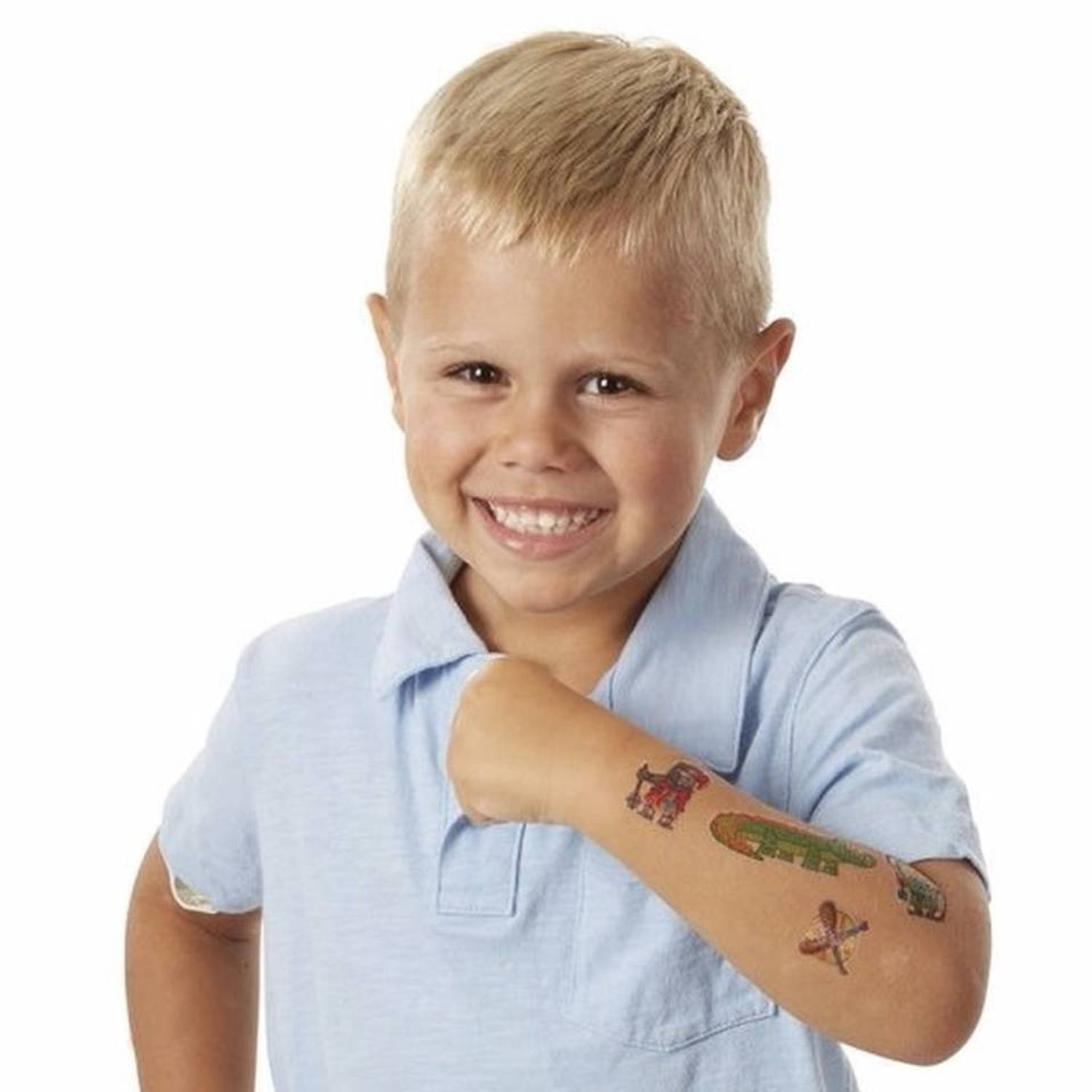 afstuderen barbecue stopverf Plak tattoos voor jongens 4 vellen | Blokker