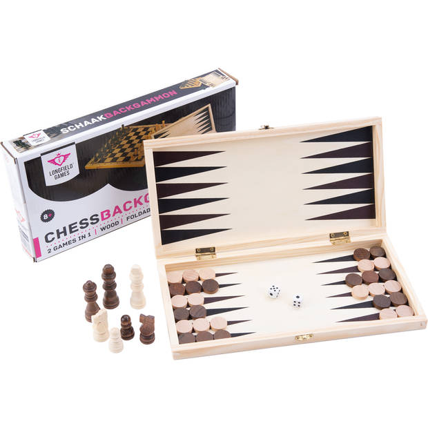 Schaak/ Backgammon set