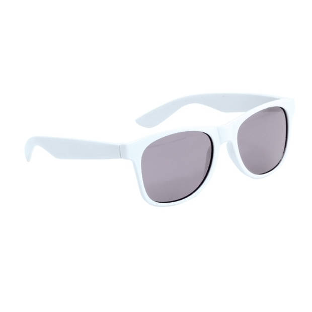 Witte kinder feest- en zonnebril wayfarer - Verkleedbrillen