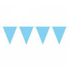 Baby blauwe vlaggenlijn 10 meter - Vlaggenlijnen