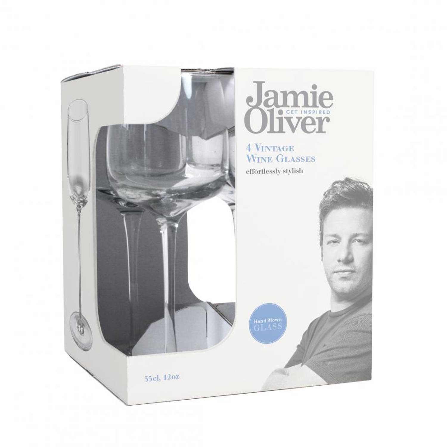 opwinding Veel achterzijde Jamie Oliver Vintage wijnglas - set van 4 - 35 cl | Blokker