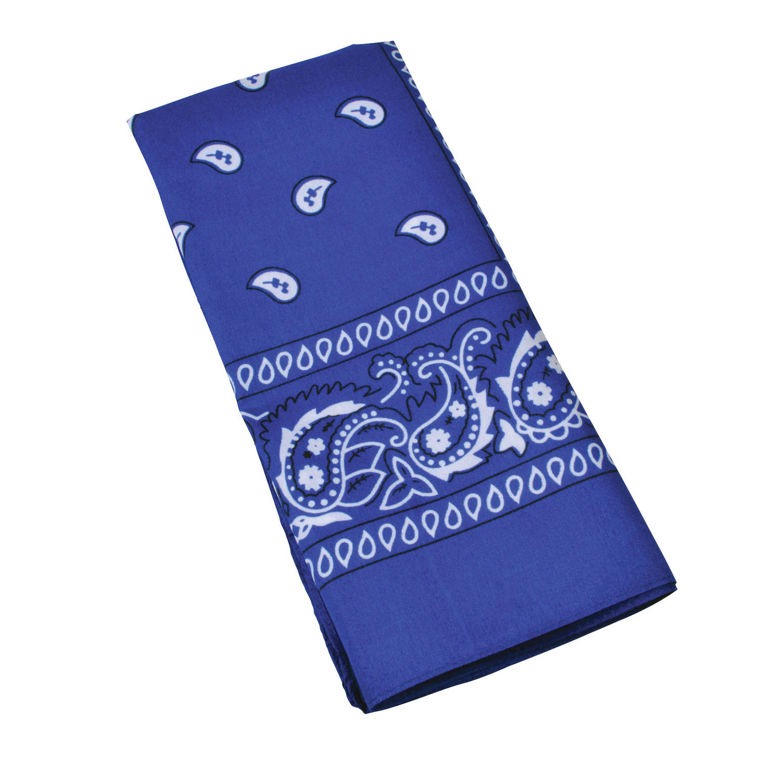 leef ermee Kosmisch meester 1x Blauwe boeren zakdoeken 54 x 53 cm - Verkleedattributen | Blokker