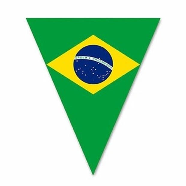 Braziliaanse decoratie vlaggenlijn 5 m - Vlaggenlijnen