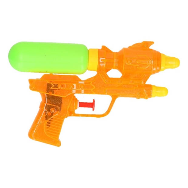 Voordelig waterpistool oranje 18 cm - Waterpistolen
