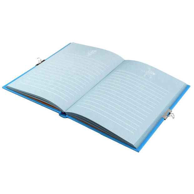 Emoji dagboek blauw 18 cm