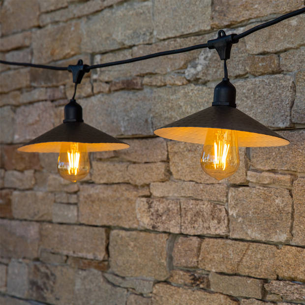 Lumisky vinty light lichtsnoer inclusief 10 filament led-lampjes - 6 m
