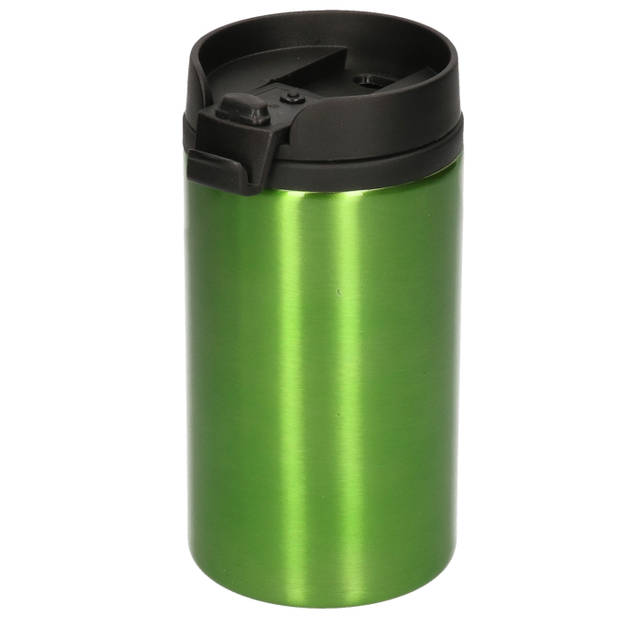Isoleerbeker RVS metallic groen 320 ml - Thermosbeker