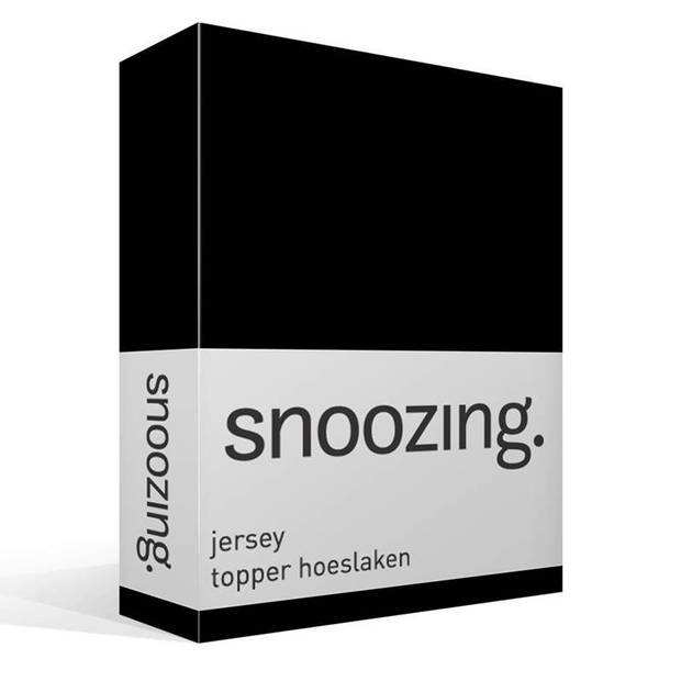 Snoozing jersey topper hoeslaken