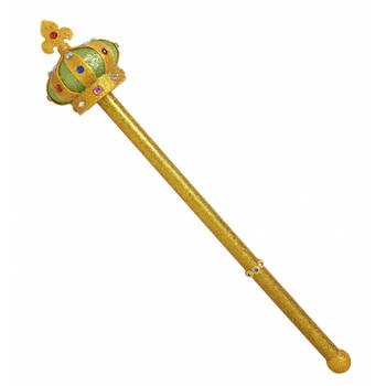 Koninklijke scepter 57 cm - Verkleedattributen