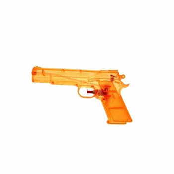 3 speelgoed waterpistolen oranje 20 cm - Waterpistolen