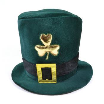 Ierse hoge verkleed hoed Sint Patricks day - Verkleedhoofddeksels