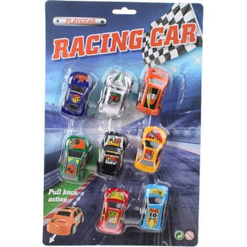 Johntoy raceautoset Playgear 8-delig