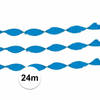 Crepe slinger licht blauw 24 meter - Feestslingers