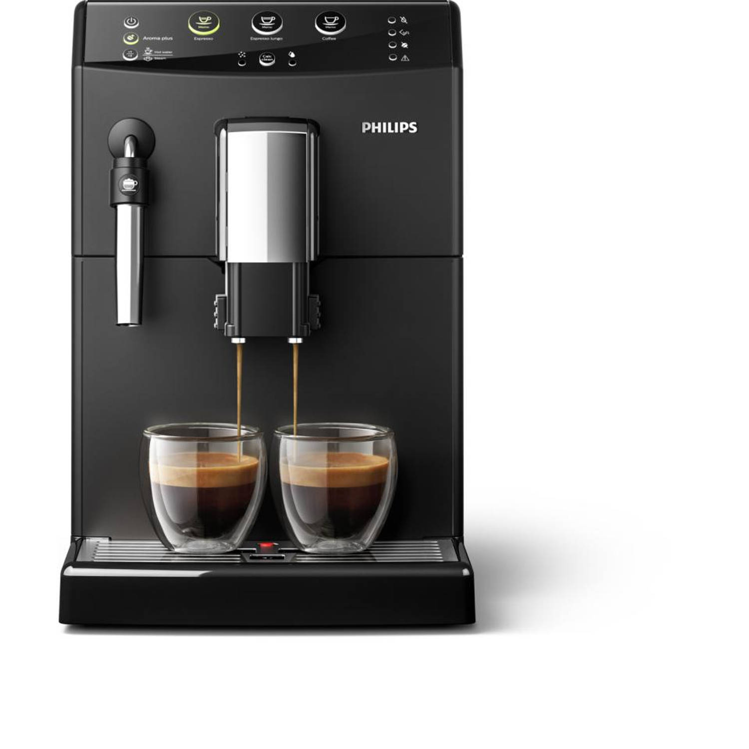 Komkommer rots deze Philips volautomaat espressomachine 3000 series HD8827/01 - zwart | Blokker