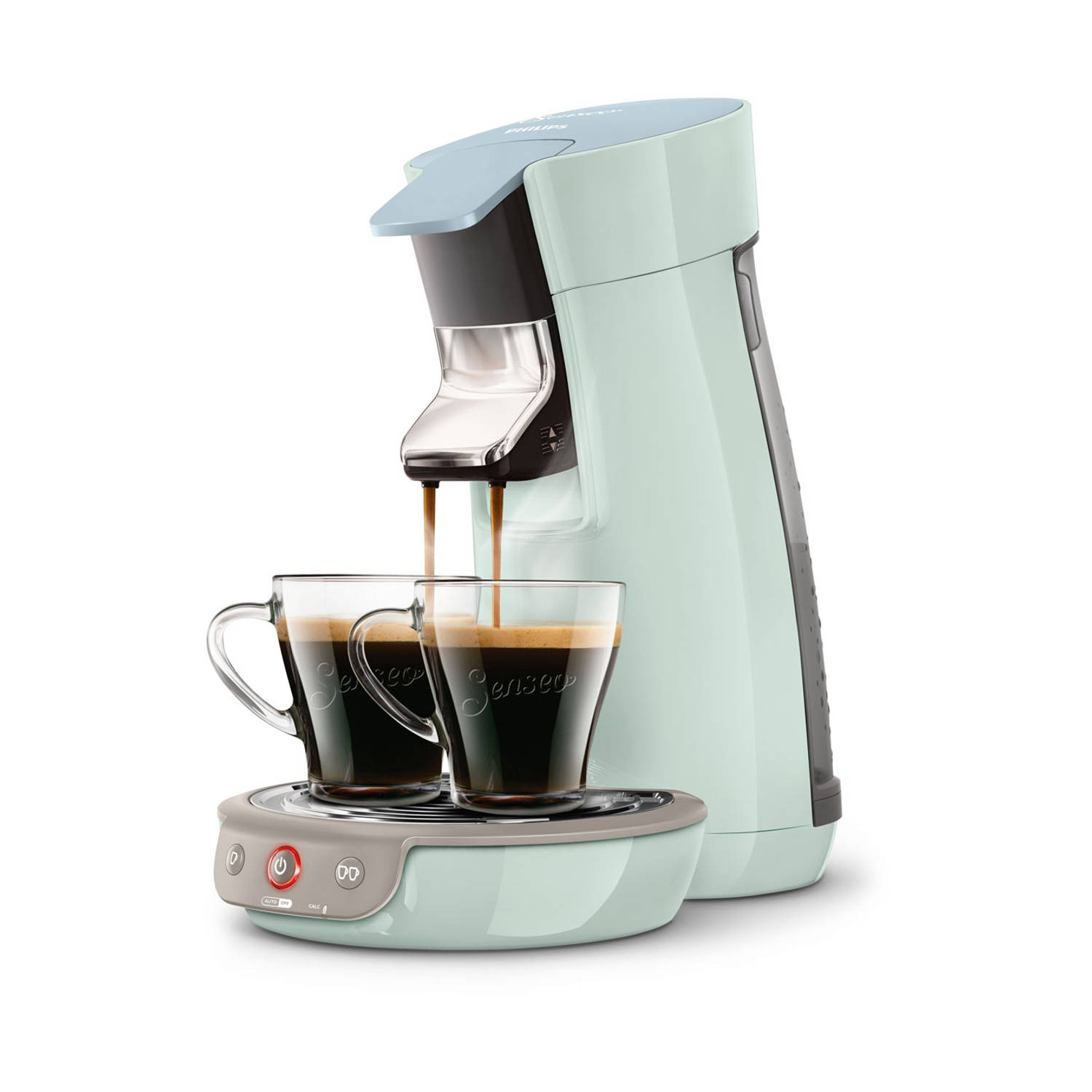 marmeren Makkelijk te gebeuren tarwe Philips SENSEO® Viva Café koffiepadmachine HD7829/20 - mint | Blokker