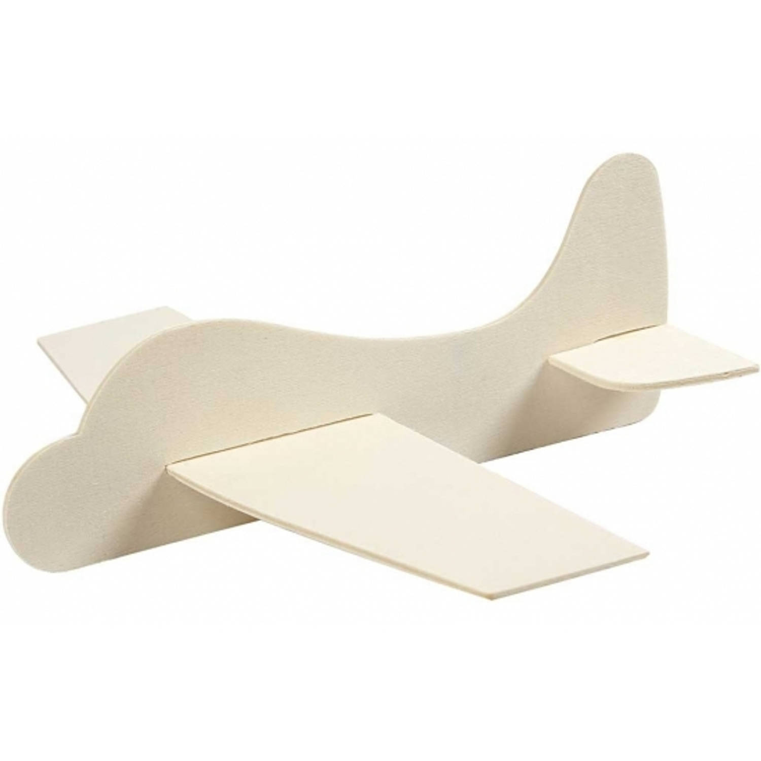 Chemie hoogtepunt negatief Vliegtuig van hout 21.5 x 25.5 cm bouwpakket - Speelgoed vliegtuigen |  Blokker