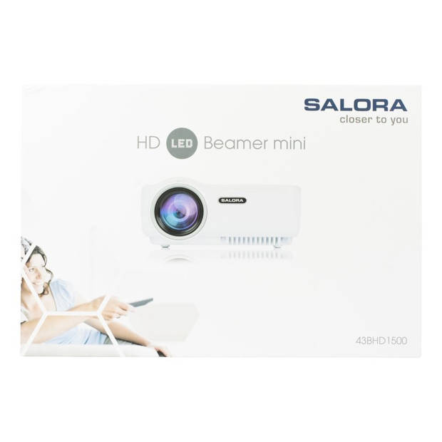 Salora mini beamer HD Led 43BHD1500