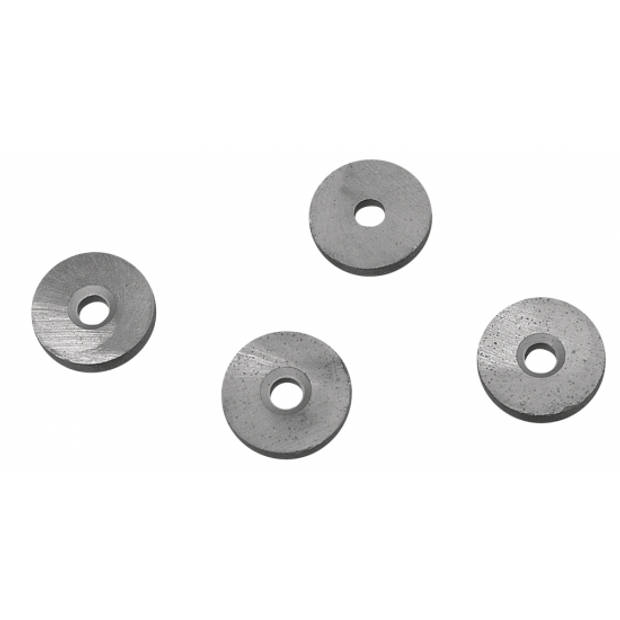 Ronde hobby magneten met gaatje 5 stuks 20x5 mm - Magneten