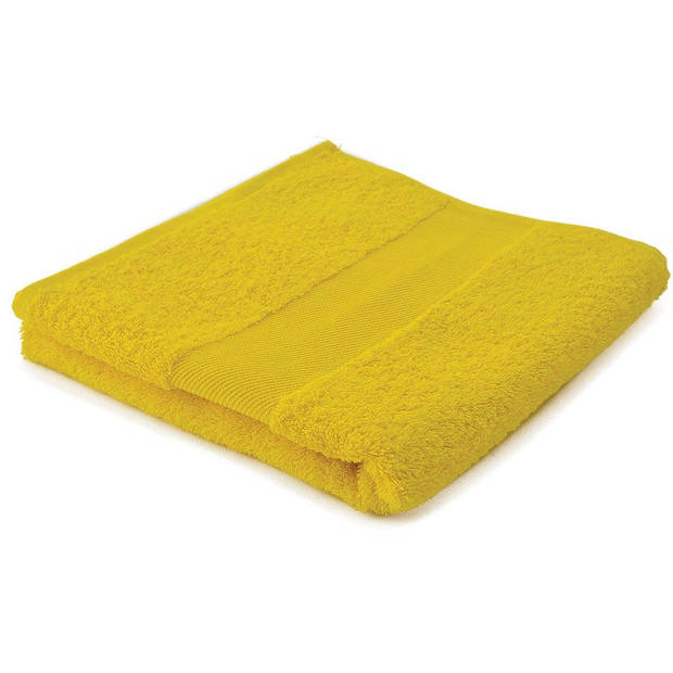 Arowell badhanddoek badlaken 100 x 50 cm - 500 gram - geel - 1 stuks